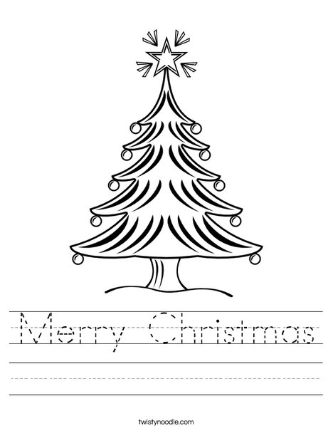 Christmas Tree 2 Worksheet