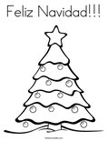 Feliz Navidad!!! Coloring Page