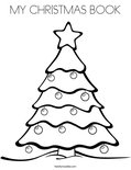 MY CHRISTMAS BOOK Coloring Page