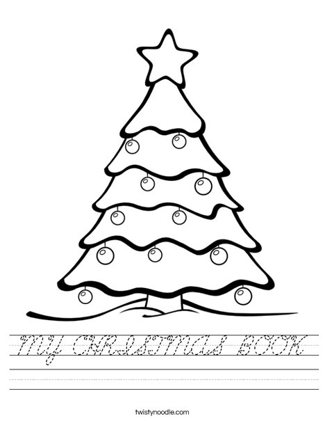 Christmas Tree Worksheet