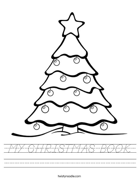 Christmas Tree Worksheet