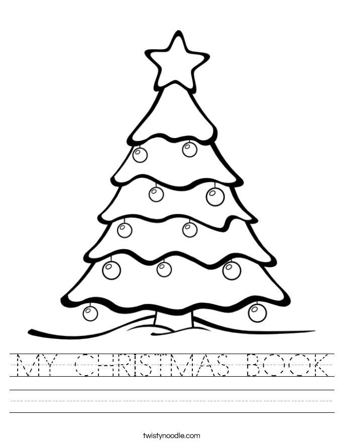 MY CHRISTMAS BOOK Worksheet