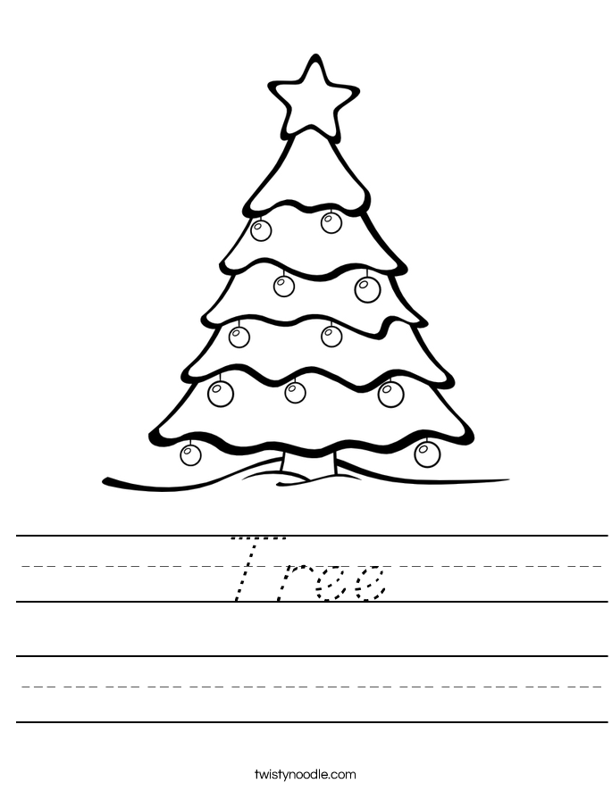 Tree Worksheet