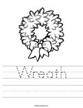 Wreath Worksheet