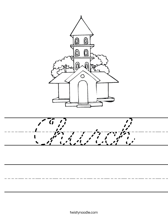 Church Worksheet