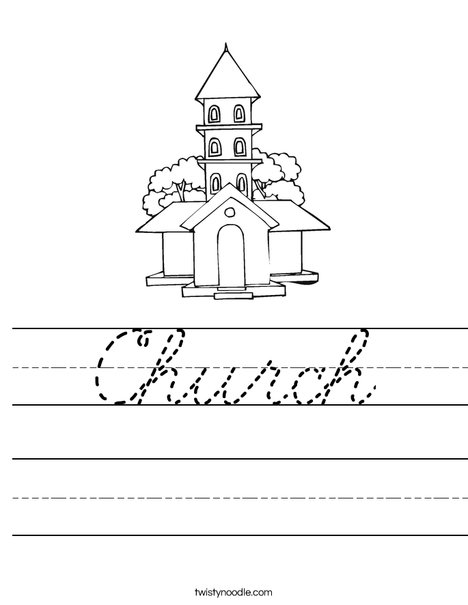 Church Worksheet
