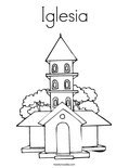Iglesia Coloring Page