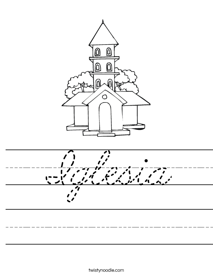 Iglesia Worksheet