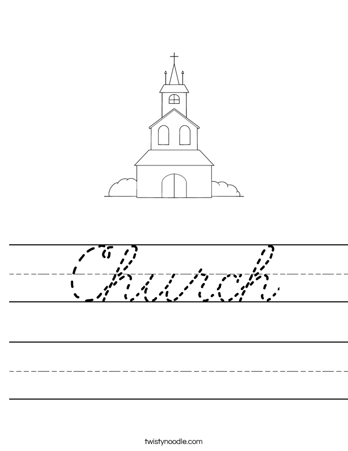 Church Worksheet