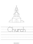 Church Worksheet