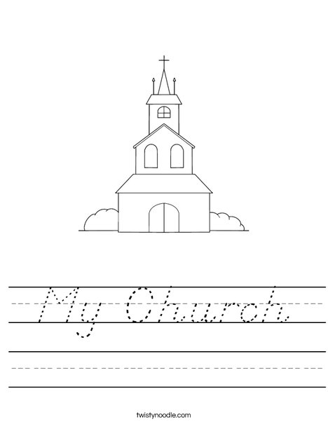 Church on a Hill Worksheet