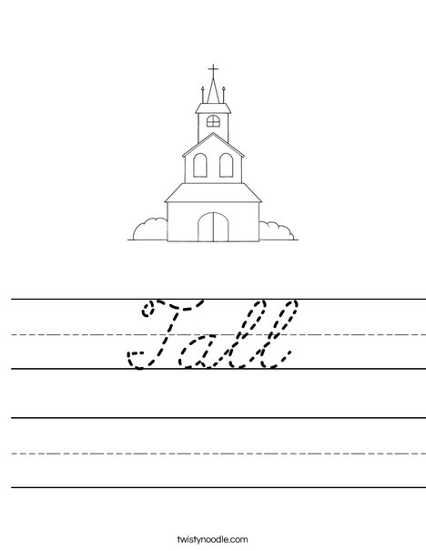 Church on a Hill Worksheet