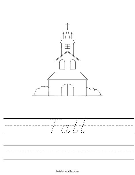 Church on a Hill Worksheet