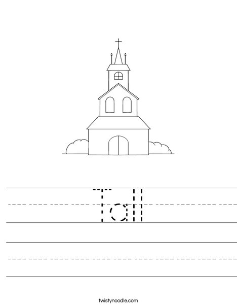 Church on a Hill Worksheet