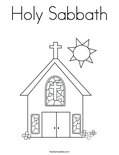 Holy SabbathColoring Page