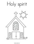 Holy spiritColoring Page