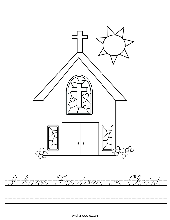 I have Freedom in Christ. Worksheet