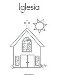 Iglesia Coloring Page