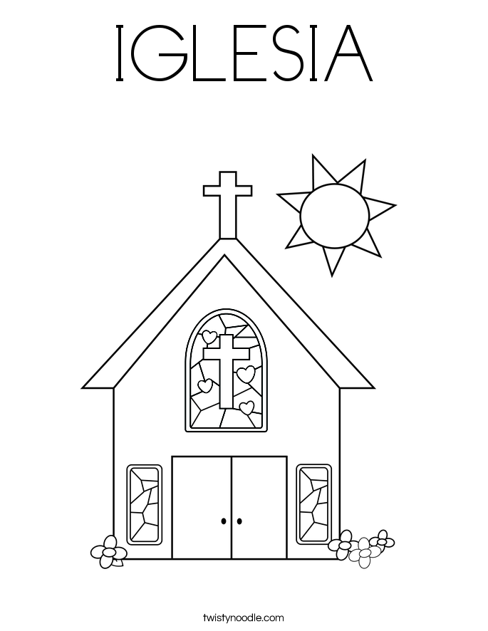 IGLESIA Coloring Page