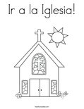 Ir a la Iglesia! Coloring Page