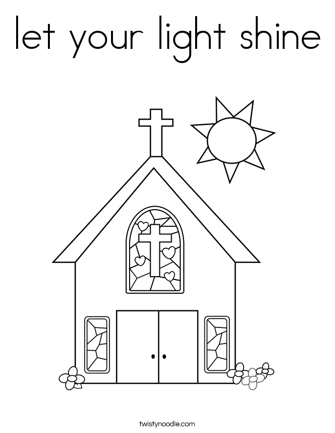 let your light shine Coloring Page - Let Your Light Shine 7 Coloring Page 