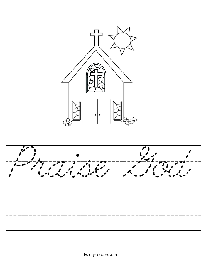 Praise God Worksheet