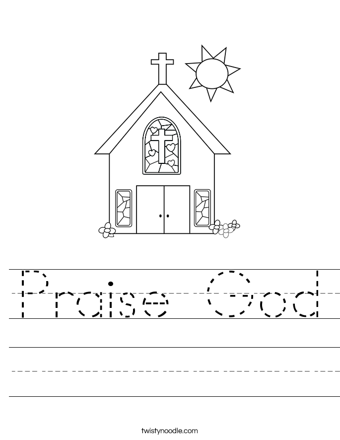 Praise God Worksheet