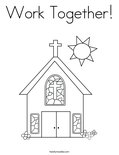 Work Together! Coloring Page