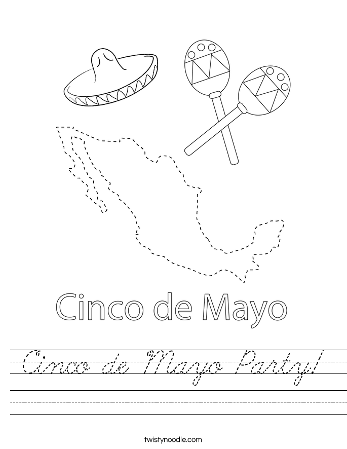 Cinco de Mayo Party! Worksheet