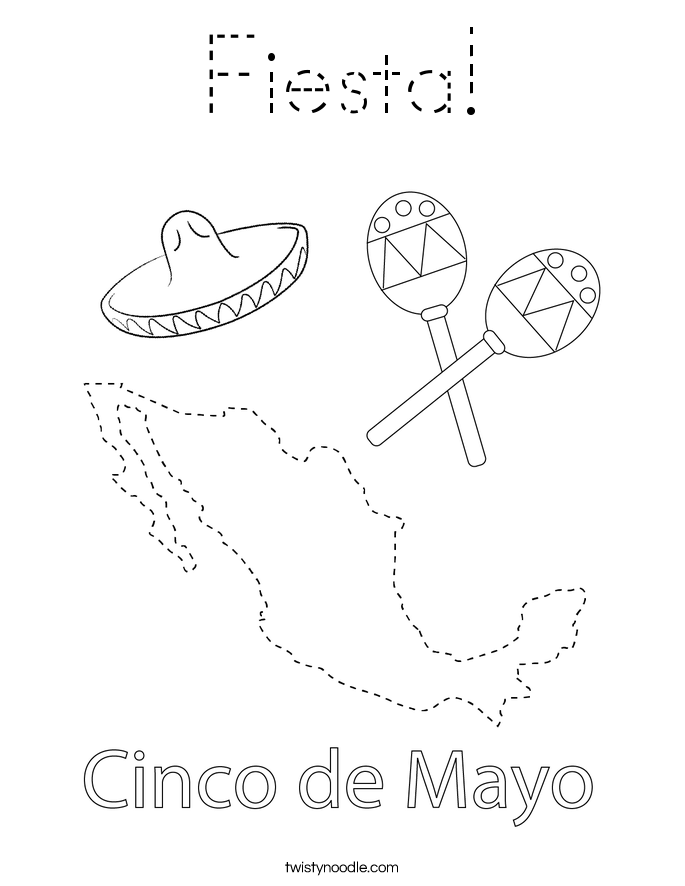 Fiesta! Coloring Page