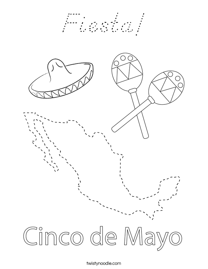 Fiesta! Coloring Page