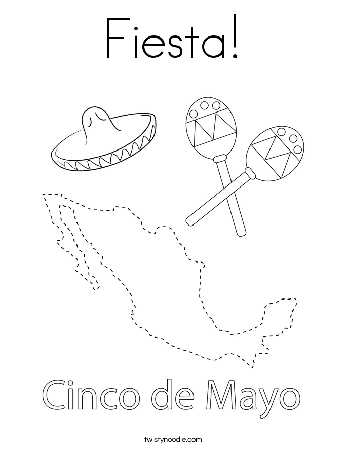 Fiesta! Coloring Page