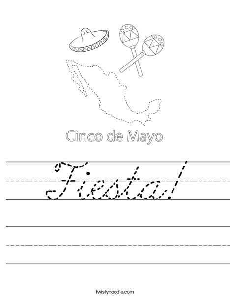Cinco de Mayo on Mexico Worksheet
