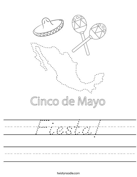Cinco de Mayo on Mexico Worksheet