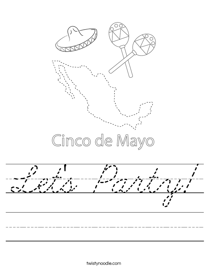 Let's Party! Worksheet