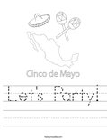Let's Party! Worksheet