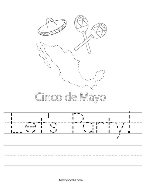 Cinco de Mayo on Mexico Worksheet