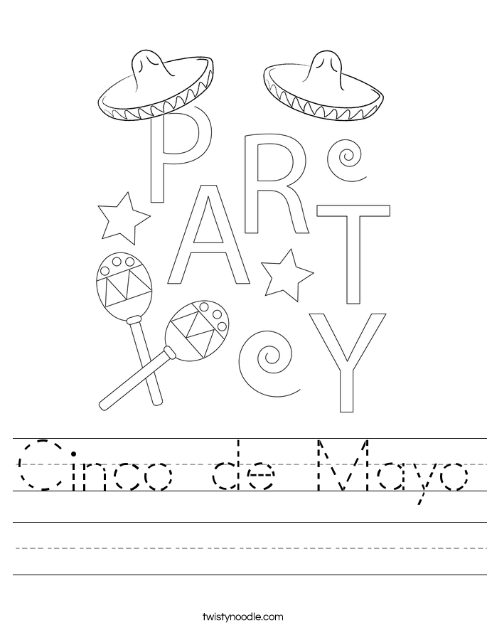 Cinco de Mayo Worksheet