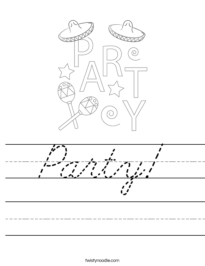 Party! Worksheet