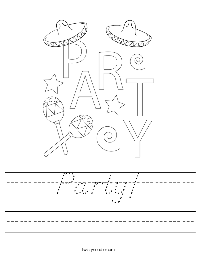 Party! Worksheet