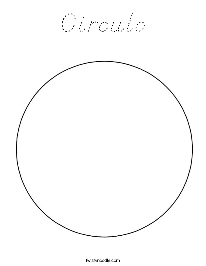 Circulo Coloring Page
