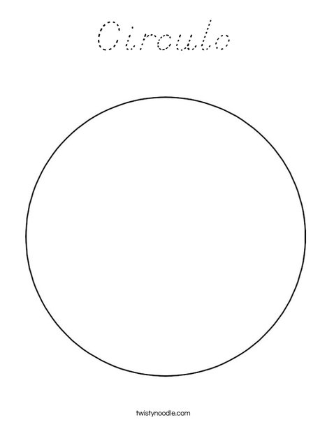 Circle 2 Coloring Page
