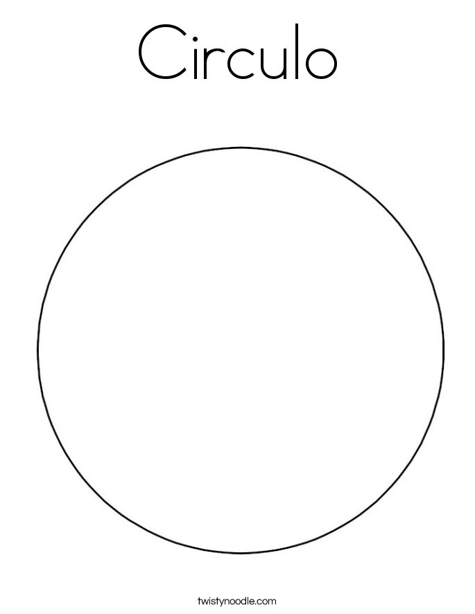 Circulo Coloring Page