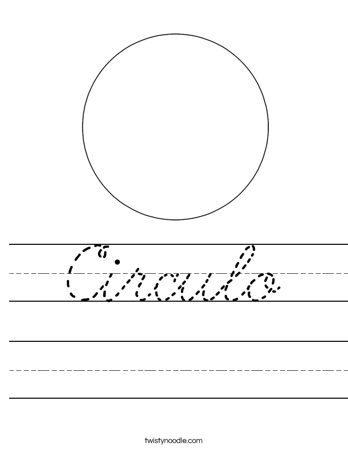 Circulo Worksheet