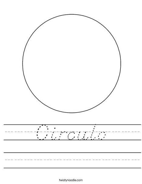 Circle 2 Worksheet