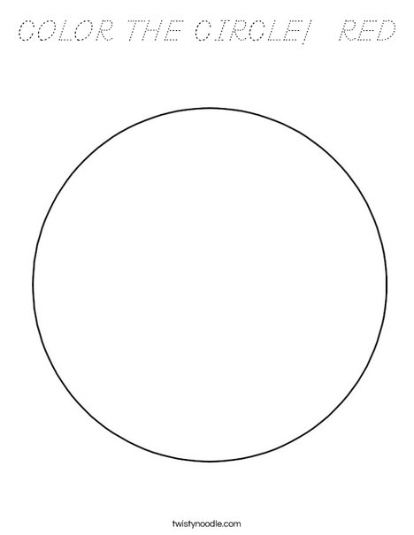 Circle 2 Coloring Page