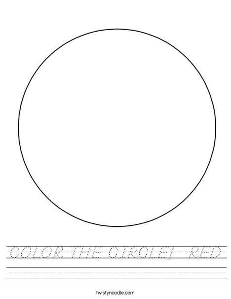 Circle 2 Worksheet