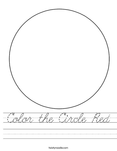 Circle 2 Worksheet