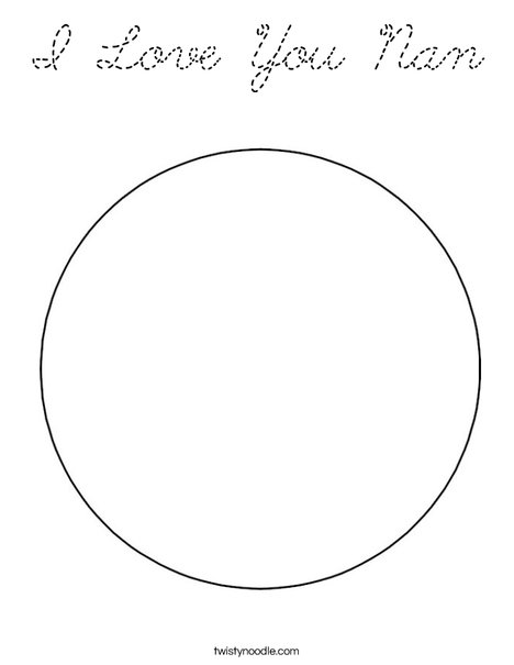 Circle 2 Coloring Page