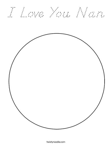 Circle 2 Coloring Page